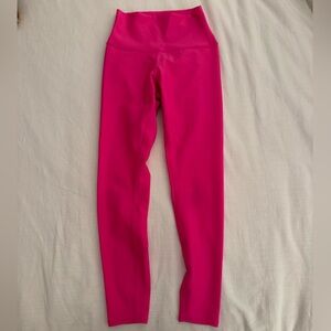 ALO Yoga hot pink leggings